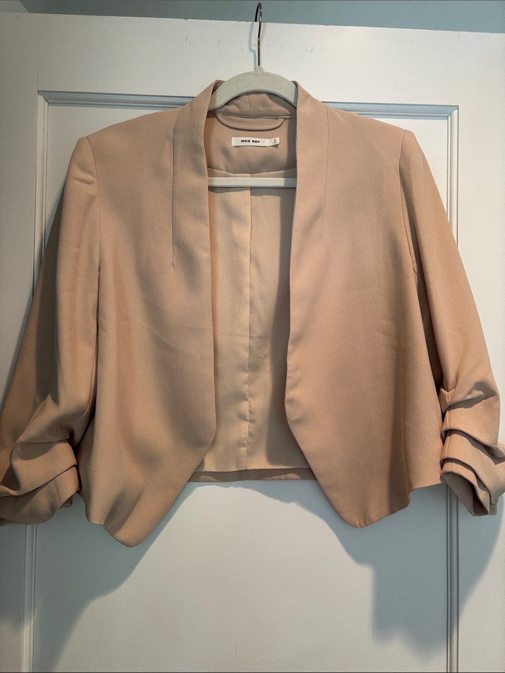 Crop Open-Front Women's Blazer